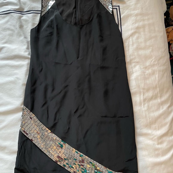 Rebecca Minkoff Dresses | Black and Silver Sequin Dress Size 4? | Color: Black/S - Picture 3 of 4